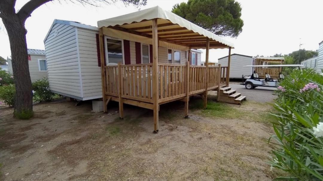 MOBIL HOME camping **** Canet en Roussillon Bagian luar foto