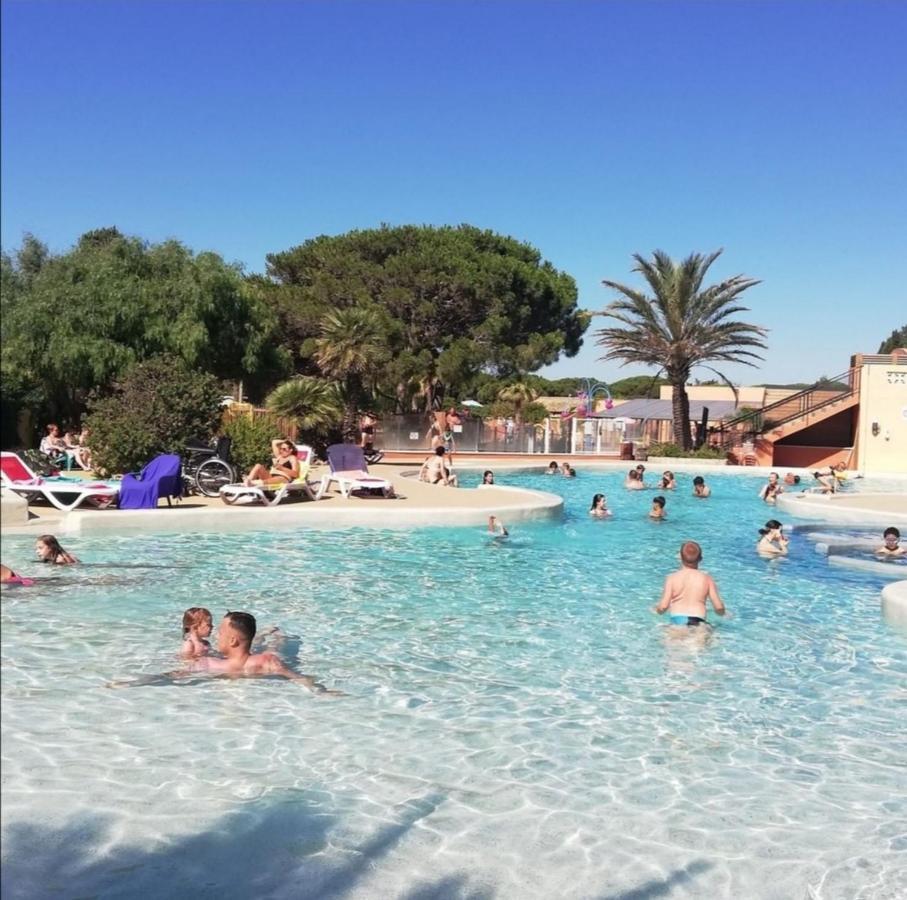 MOBIL HOME camping **** Canet en Roussillon Bagian luar foto